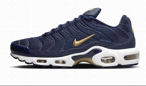Cheap Nike Air Max Plus Navy Golden TN Men's Shoes-133 - Click Image to Close